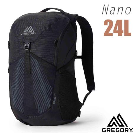 【美國 GREGORY】 NANO 24 多功能休閒後背包/146837-0413 曜石黑✿30E010